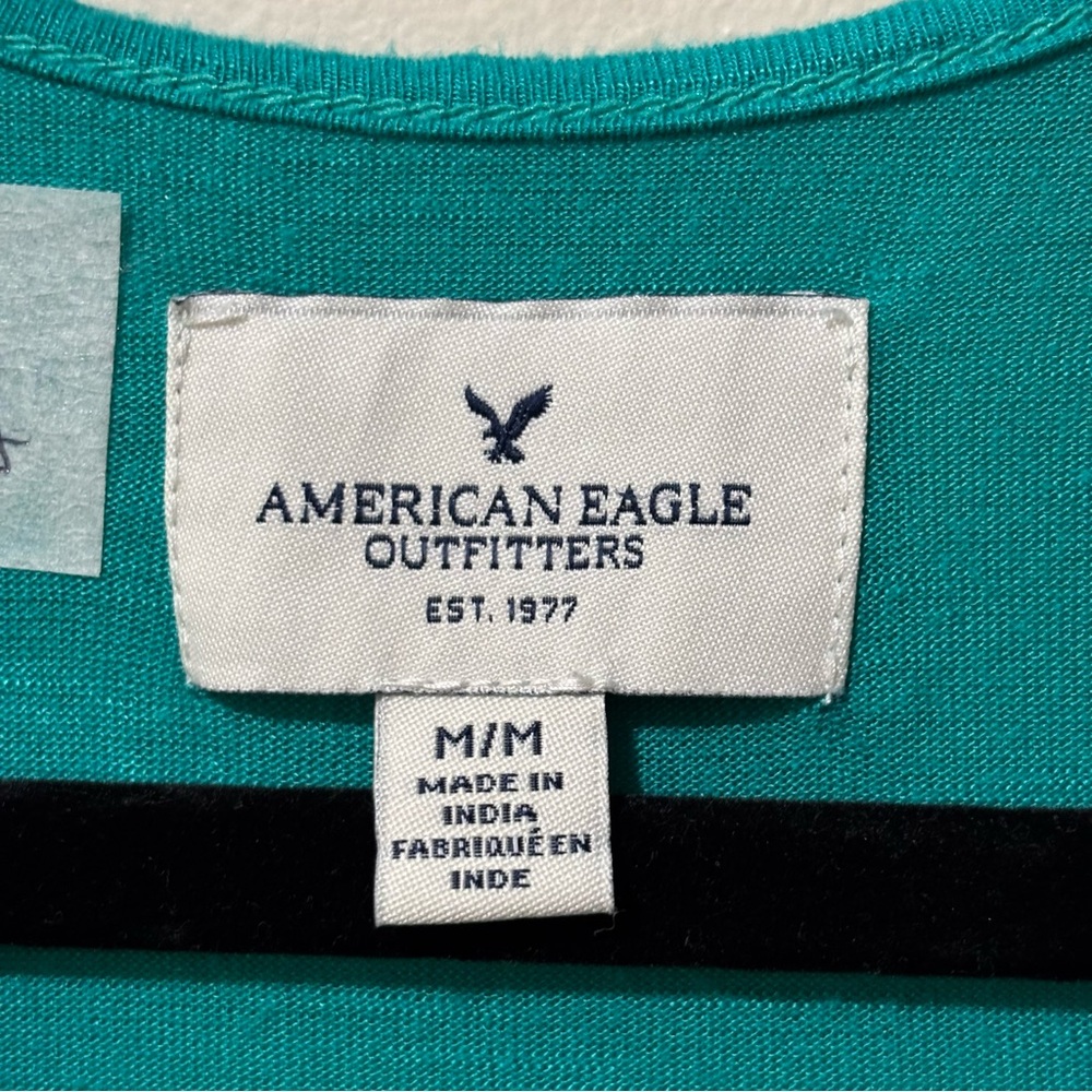 🌸American Eagle Outfitters Teal Tank Top - Picture 5 of 6